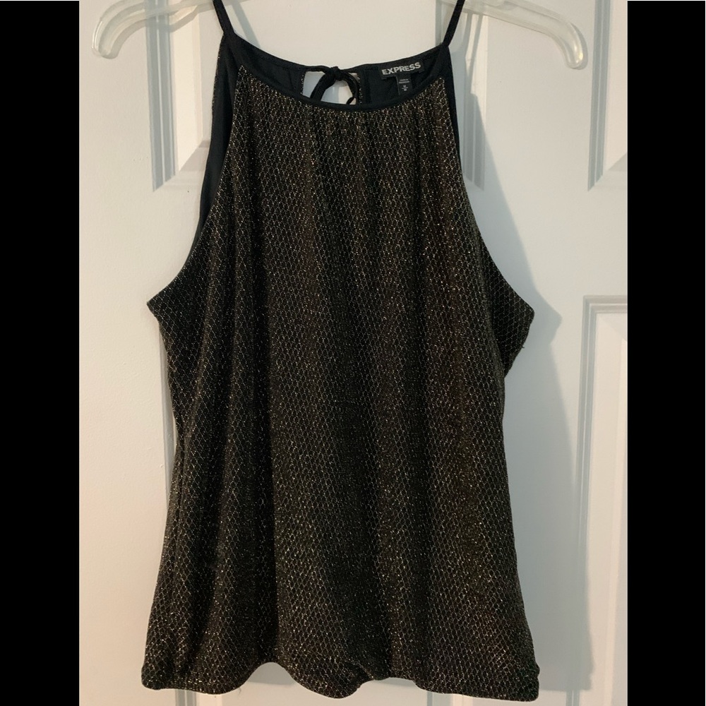 EXPRESS Gold sparkly Top